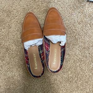 Tan loafers